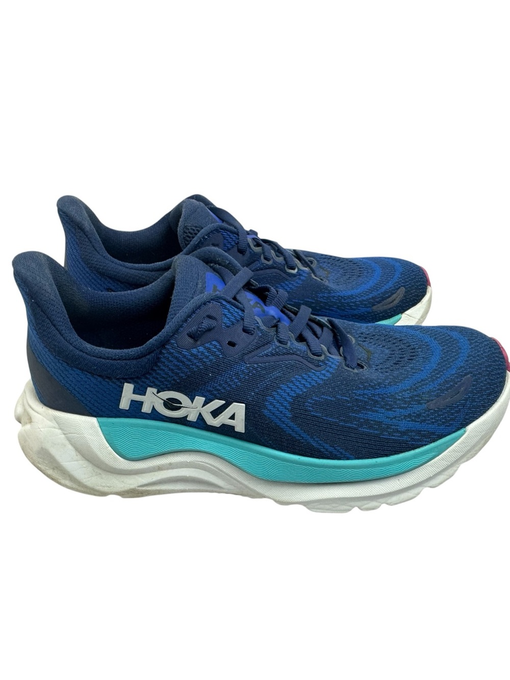 HOKA Arahi 8 stability running shoes Midnight / Light Turquoise